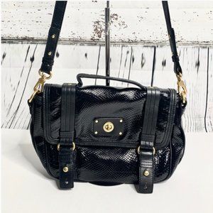 MARC BY MARC Jacobs Crossbody Messenger Bag Black Snake